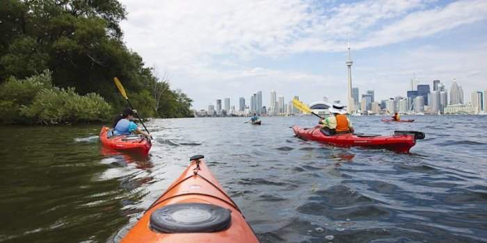 Kayak dans les îles